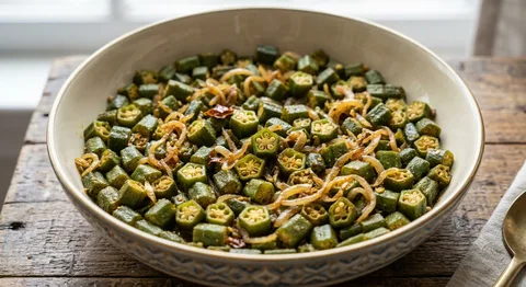 Stir Fried Okra